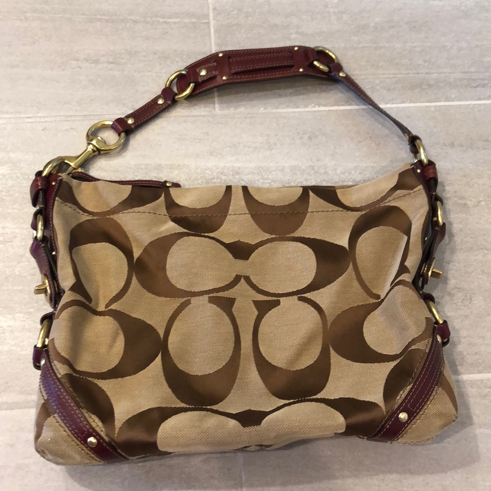 Coach Signature Carley Handbag